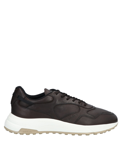 Hogan Sneakers In Dark Brown