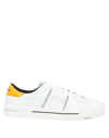 MOA MASTER OF ARTS MOACONCEPT MAN SNEAKERS WHITE SIZE 7 TEXTILE FIBERS, SOFT LEATHER