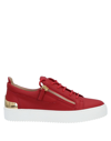 Giuseppe Zanotti Sneakers In Red