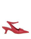 VIC MATIE VIC MATIĒ WOMAN PUMPS RED SIZE 6 SOFT LEATHER