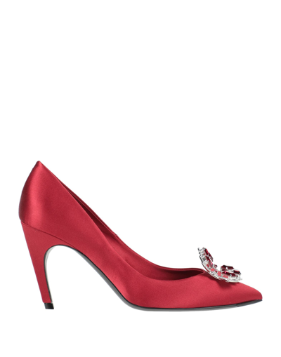 Roger Vivier Pumps In Red