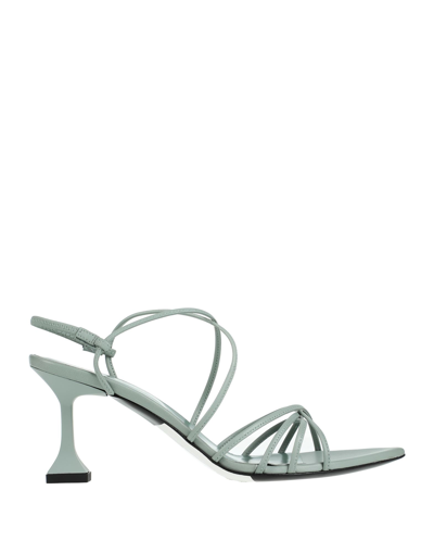Giampaolo Viozzi Sandals In Sage Green