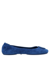 Tory Burch Ballet Flats In Blue