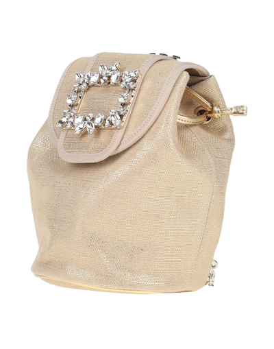 Roger Vivier Backpacks In Beige