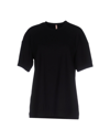 NO KA'OI NO KA 'OI WOMAN T-SHIRT BLACK SIZE 2 POLYAMIDE, ELASTANE