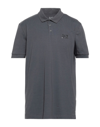 Ea7 Polo Shirts In Grey