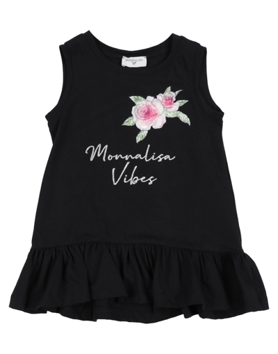 Monnalisa Kids' T-shirts In Black