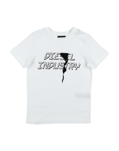 Diesel Kids' T-shirts In White