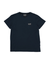 Ea7 Kids' T-shirts In Blue
