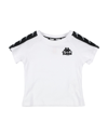 Kappa Kids' T-shirts In White