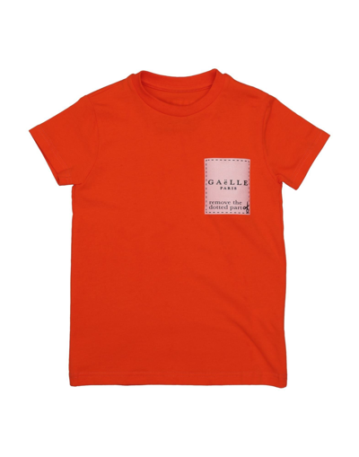 Gaelle Paris Kids' T-shirts In Orange