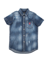 Dsquared2 Denim Shirts In Blue