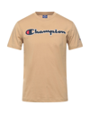Champion T-shirts In Beige