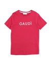 Gaudì Kids' T-shirts In Red
