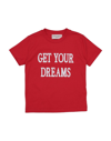 Alberta Ferretti Kids' T-shirts In Red