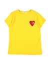Vicolo Kids' T-shirts In Yellow