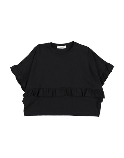 Vicolo Kids' T-shirts In Black