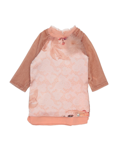 Microbe By Miss Grant Kids' Blouses In Blush