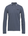 Ea7 Polo Shirts In Blue