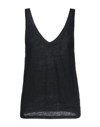 Majestic Tank Tops In Black