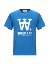 Double A By Wood Wood T-shirts In Azure