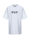 Huf T-shirts In White