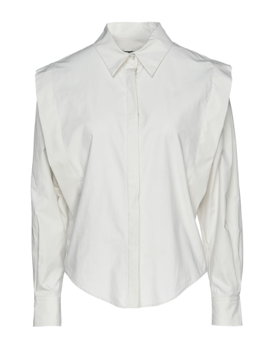 Isabel Marant Woman Shirt Beige Size 2 Cotton