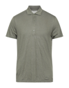 Majestic Polo Shirts In Military Green