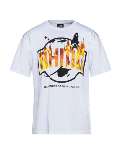 Bhmg Cotton Fire Logo T-shirt In White