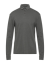 Zanone Polo Shirts In Military Green