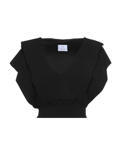 Berna Tops In Black