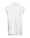 The Editor Denim Shirts In White