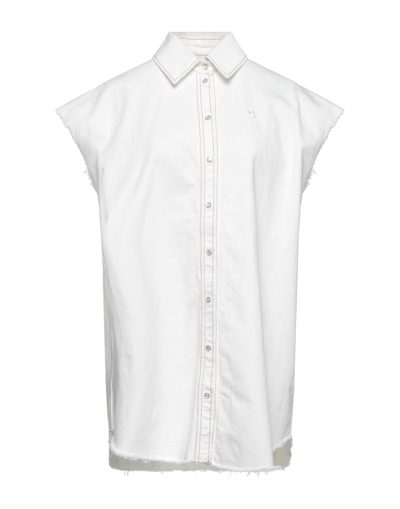 The Editor Denim Shirts In White