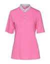 Gran Sasso Polo Shirts In Pink