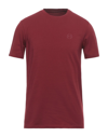 Armani Exchange T-shirts In Maroon