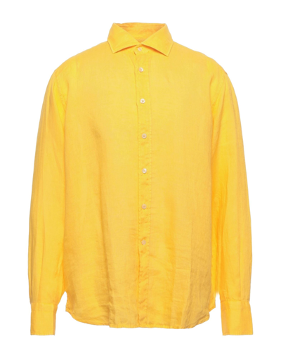 Tintoria Mattei 954 Shirts In Ocher