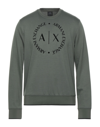 Armani Exchange Sweatshirts In Green