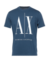 Armani Exchange T-shirts In Dark Blue