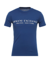 Armani Exchange T-shirts In Blue