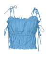 Msgm Tops In Pastel Blue