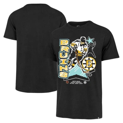 47 ' Black Boston Bruins Lamp Lighter Franklin T-shirt