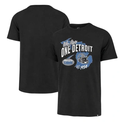 47 '  Black Detroit Lions Regional Franklin T-shirt