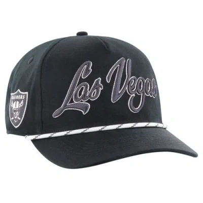 47 Brand '47 Black Las Vegas Raiders Overhand Speckle Hitch Adjustable Hat