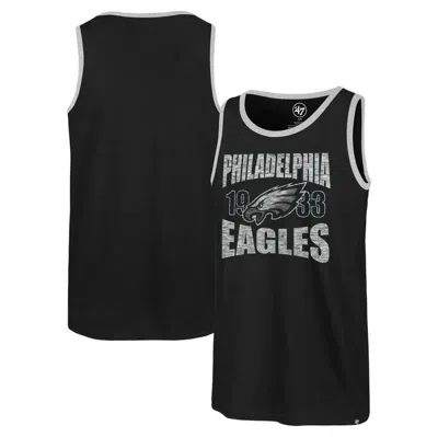 47 ' Black Philadelphia Eagles Upload Franklin Tank Top