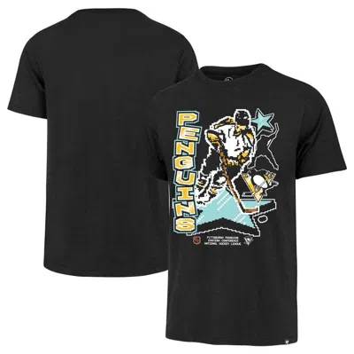 47 ' Black Pittsburgh Penguins Lamp Lighter Franklin T-shirt