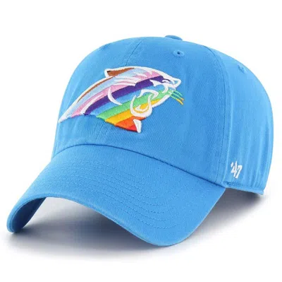 47 ' Blue Carolina Panthers Pride Clean Up Adjustable Hat