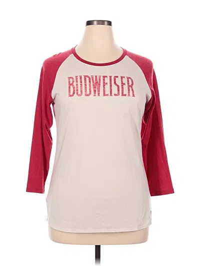 Pre-owned 47 Brand 3/4 Sleeve T-shirt In Burgundy
