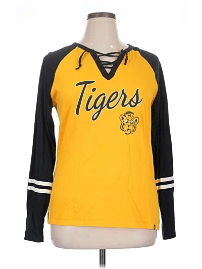 Pre-owned 47 Brand 3/4 Sleeve T-shirt In Yellow