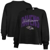 47 Brand '47 Black Baltimore Ravens Muse Sydney Long Sleeve T-shirt In Black