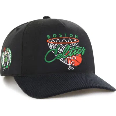 47 Brand '47 Black Boston Celtics Nothing But Net Hitch Adjustable Hat